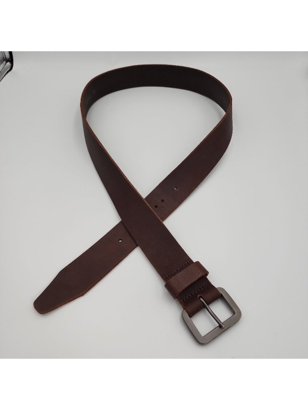 Lejon Mens Brown Size 36 Leather Belt Italian 20362 USA Fits 36-40"